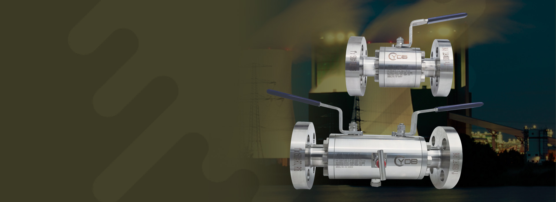 Forged flanged end ball valves manufactured by YDB Valves LLP